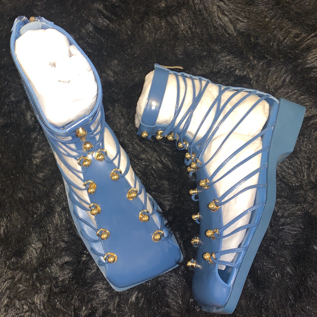 Vhny Studded Leather Ankle Boots